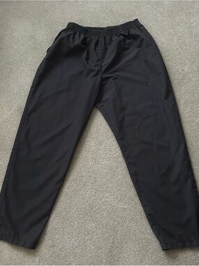 Women's Black Elastic-Waist Scrub Pants